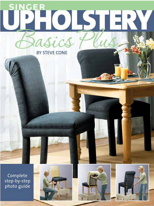 Title details for Singer Upholstery Basics Plus by Steve Cone - Available